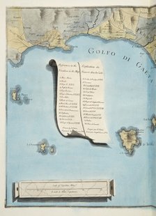 Map of Gulf of Gaeta, 1776.