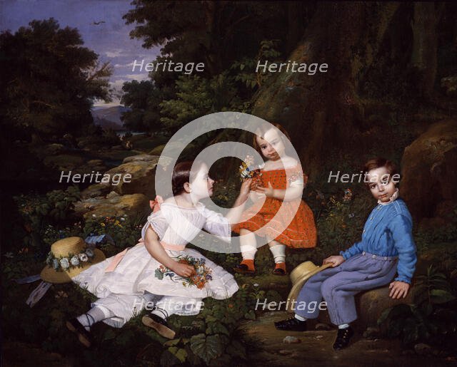 The Mabie Children, ca. 1852. Creator: Unknown.