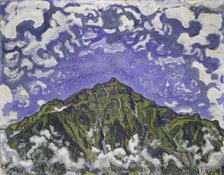 Mount Niesen seen from Heustrich, 1910. Creator: Hodler, Ferdinand (1853-1918).