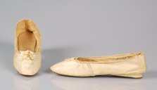 Wedding slippers, American, 1810-19. Creator: Unknown.