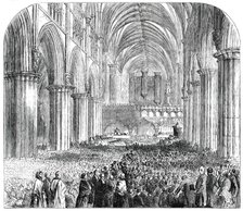 Exeter Cathedral - Anniversary of the Societies for Promoting Christian Knowledge..., 1850. Creator: Unknown.