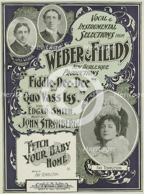 'Fetch your baby home', 1900.  Creators: Unknown, Joseph Weber.
