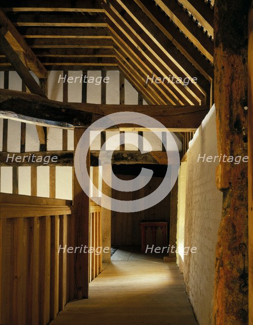 First Floor Gallery, Medieval Merchant's House, French Street, Southampton, Hampshire, 1988. Artist: Paul Highnam