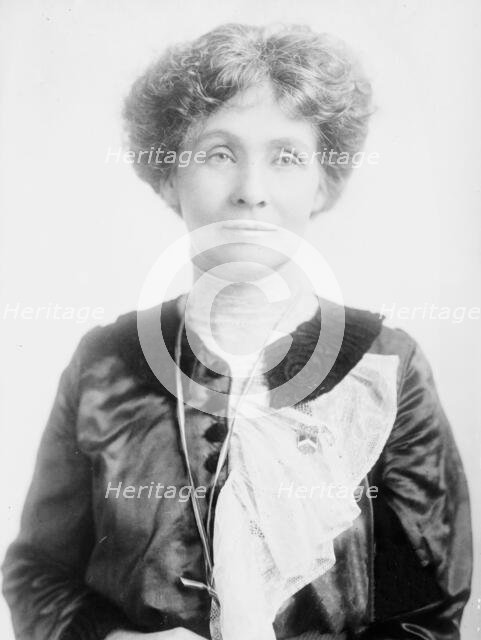 Mrs. Emmeline Pankhurst, 1912. Creator: Bain News Service.