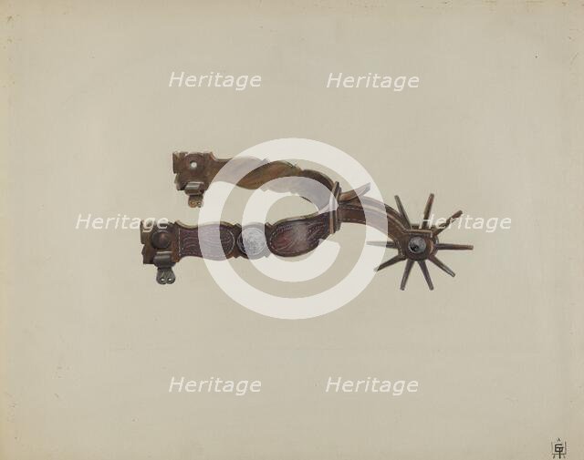 Spur, c. 1936. Creator: Gerald Transpota.