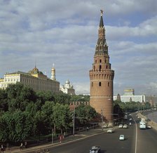 The Kremlin from the south west, 15th century. Artist: Antonio Gislardi