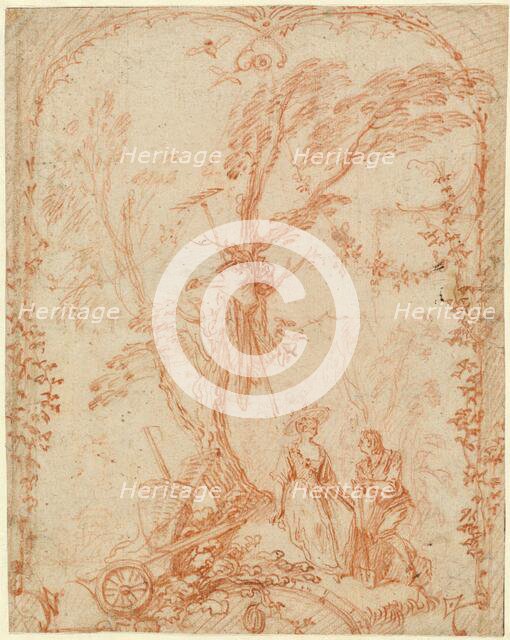 The Gallant Gardener, c. 1711-1712. Creator: Jean-Antoine Watteau.