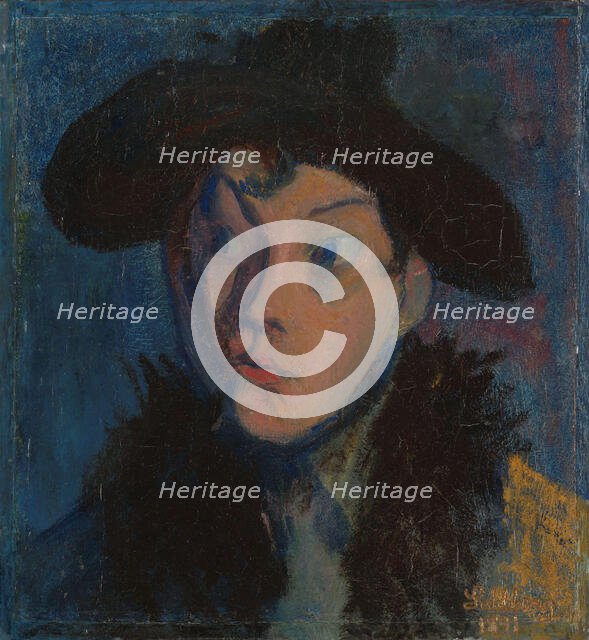 Portrait of Eugenie, 1891. Creator: Harald Sohlberg.