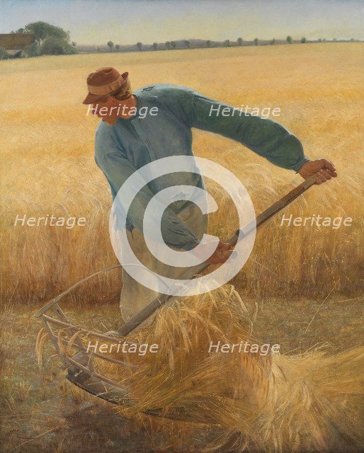 The Harvest, 1885. Artist: Ring, Laurits Andersen (1854-1933)