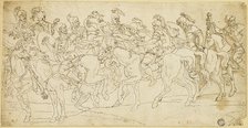 Roman Cavalry on the March, after 1675. Creator: Unknown.