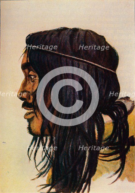 'Study of an Eskimo', c1917, (1928). Artist: Knud Johan Victor Rasmussen.