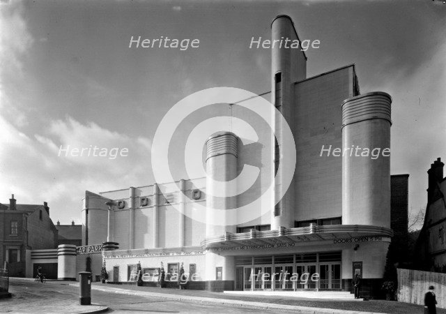 Exterior of the Odeon cinema, Parsons Hill, Woolwich, London, 1937. Artist: J Maltby