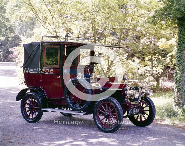 A 1908 Unic. Artist: Unknown