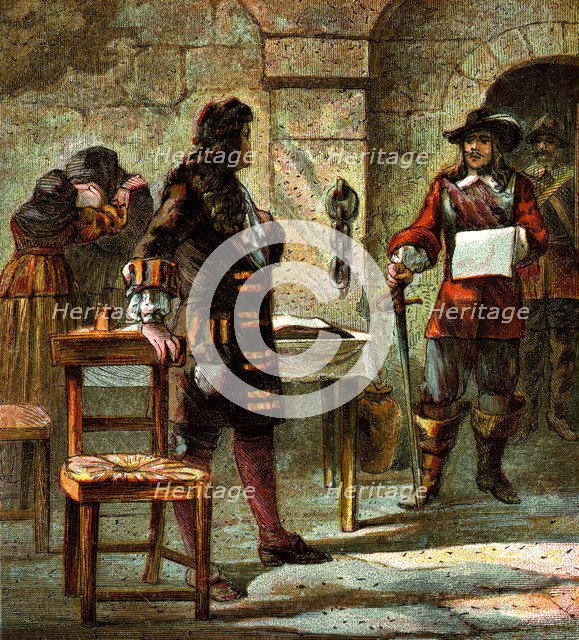 Lord William Russell Condemned, 1683, (c1850). Artist: Unknown