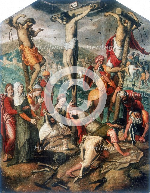 'Calvary', late 16th century. Artist: Pieter Piertsz the Elder