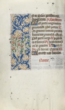 Book of Hours (Use of Rouen): fol. 66v, c. 1470. Creator: Master of the Geneva Latini (French, active Rouen, 1460-80).