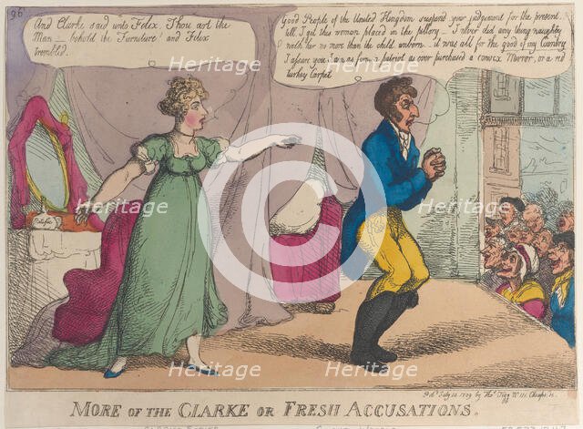More of the Clarke or Fresh Accusations, July 14, 1809., July 14, 1809. Creator: Thomas Rowlandson.
