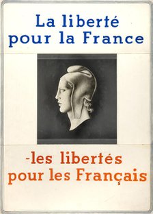 'Freedom for France - freedom for the French', World War II poster, 1940. Creator: Unknown.