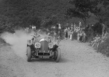 Bentley competing in the Barnstaple Trial, c1935. Artist: Bill Brunell.