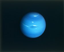 Neptune from Voyager 2 spacecraft, c1980s. Creator: NASA.