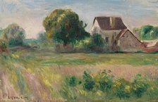 Maisons à Essoyes, c. 1890. Creator: Renoir, Pierre Auguste (1841-1919).