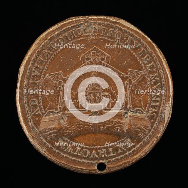 Citadel of Parma [reverse], 1545/1547. Creator: Gian Federigo Bonzagna.