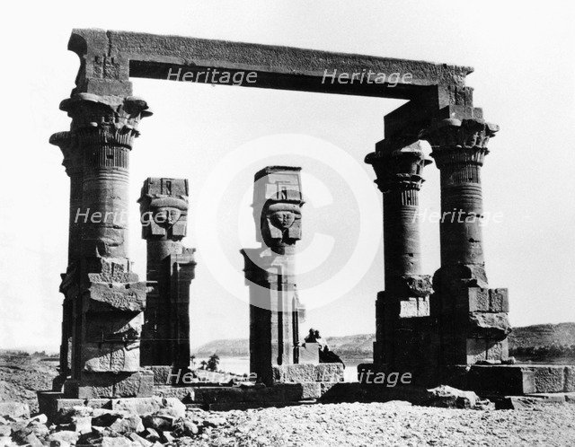Kiosk of Qertassi, Nubia, Egypt, 1878. Artist: Felix Bonfils