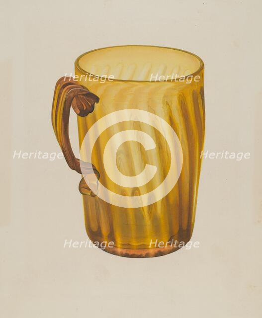 Mug, c. 1940. Creator: Isidore Steinberg.