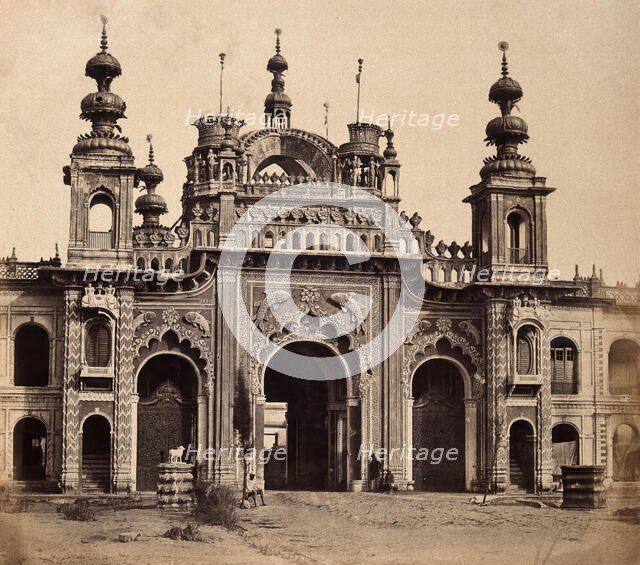 Kaiser Bagh, Lucknow, India: the great gateway, c1858. Creator: Felice Beato.