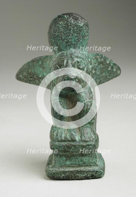 Winged Baboon Figurine, Probably Ptolemaic Period-Roman Period (323 BCE-200 CE) or modern. Creator: Unknown.