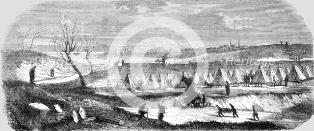 'Camp of the French Soldiery, near Gallipoli', 1854. Creator: Unknown.