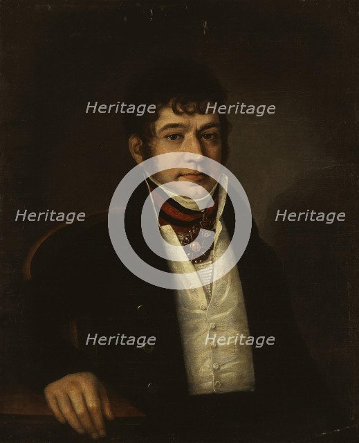 Portrait of Platon Bogdanovich Ogarev (1777-1838), 1810s. Artist: Anonymous  