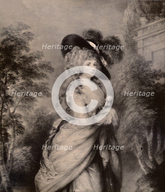 Georgiana Cavendish, Duchess of Devonshire, 19th century (1894). Artist: Robert Graves.