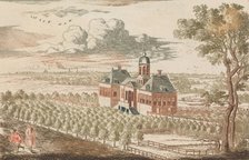 't Huis te Ryksdorp' , in: Tooneel Der Voornaamste Nederlands Huizen, En Lust Hoven, Naar..., n.d.. Creator: Unknown.