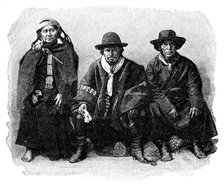 A group of Araucanians, Chile/Argentina, 1895. Artist: Unknown
