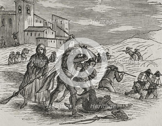 War of Roussillon, also called War of the Pyrenees or War of the Convention, (1793-1795), 1851.  Creator: Unknown.