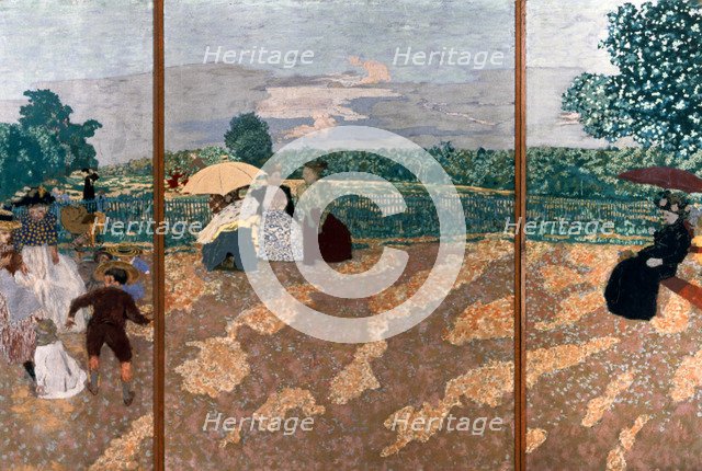 'The Public Gardens' (detail), 1894. Artist: Edouard Vuillard