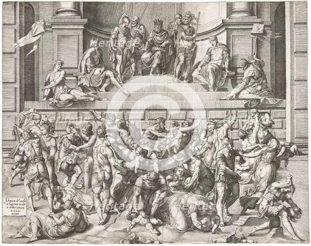 The Massacre of the Innocents, 1561. Creator: Giovanni Battista Cavalieri.