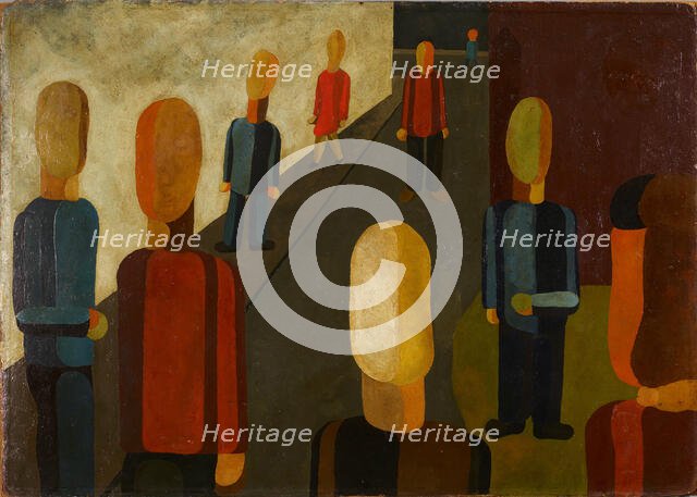 Suburban Street, 1930. Creator: Seiwert, Franz Wilhelm (1894-1933).