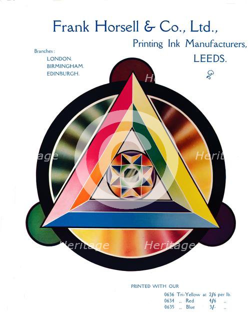 Advert for Frank Horsell & Co Ltd, 1909. Creator: Unknown.