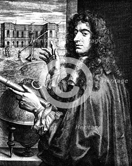 Jean Dominique Cassini (1625-1712), Italian-born French astronomer. Artist: Unknown