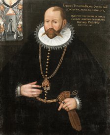 Portrait of Tycho Brahe (1546-1601), 1596. Creator: Anonymous.