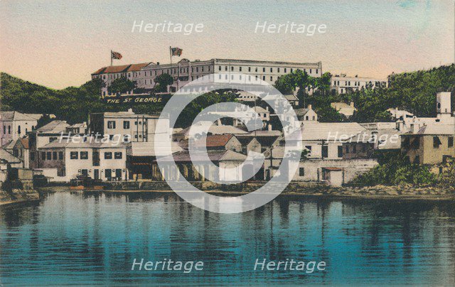 'The New St. George Hotel, St. Georges, Bermuda', early 20th century. Creator: Unknown.