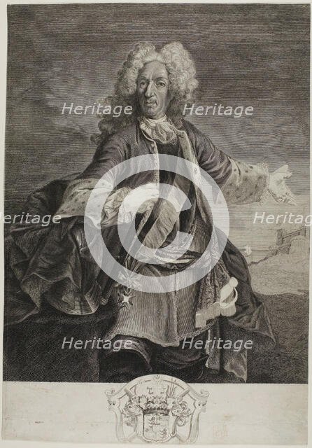 Johann Matthias, Count von Schulenburg., n.d. Creator: Giovanni Marco Pitteri.