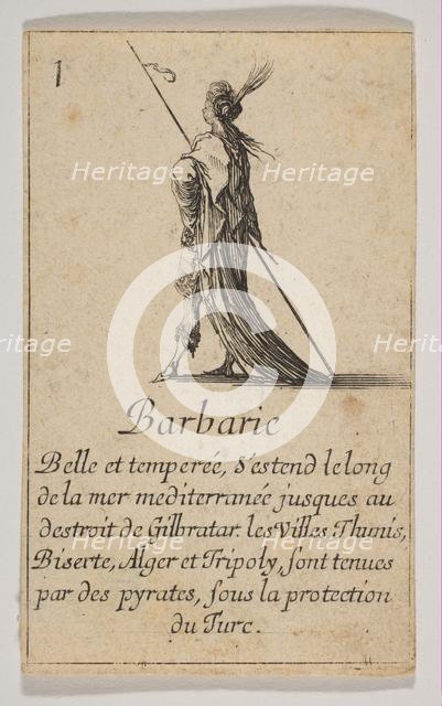 Barbarie, 1644. Creator: Stefano della Bella.