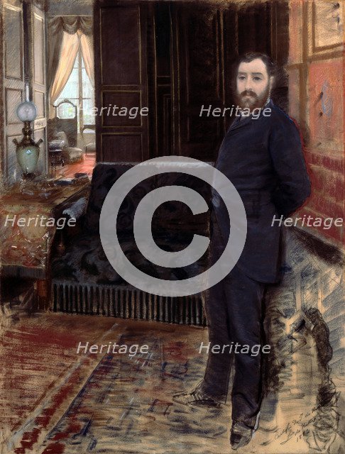 Self-Portrait. Artist: De Nittis, Giuseppe (1846-1884)