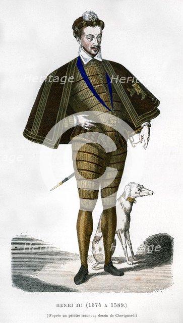 Henry III, King of France, 16th century (1882-1884). Artist: Unknown