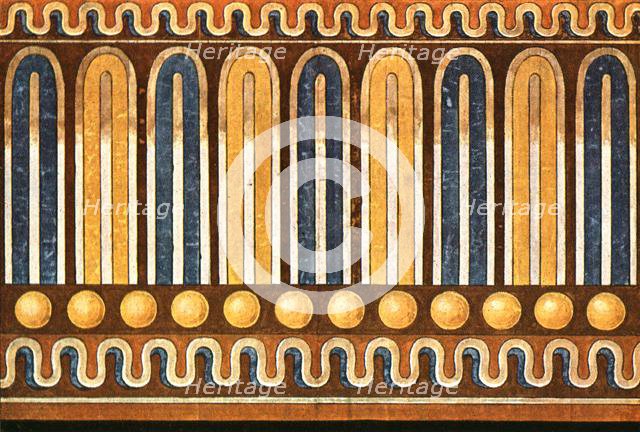 Frieze from the François Tomb (Tomba François) at Vulci, Italy, (1928).  Creator: Unknown.