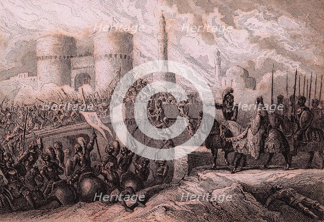 Siege of the city of Granada, by the armies of the Catholic Monarchs, December 1491.