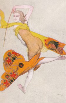 'Une Esclave Dansante', 1922, (1923). Artist: Leon Bakst.